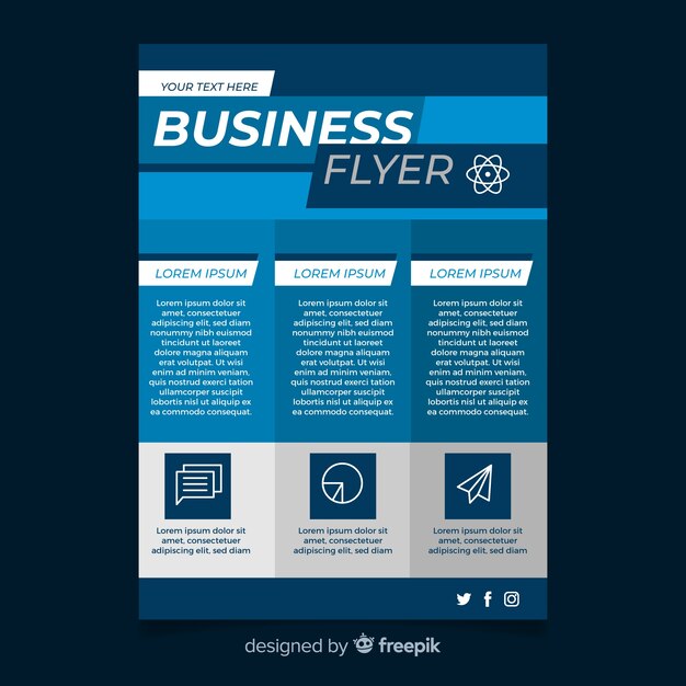 Business flyer template