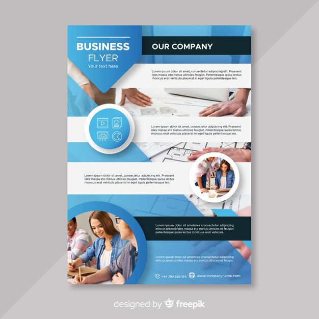 Business flyer template