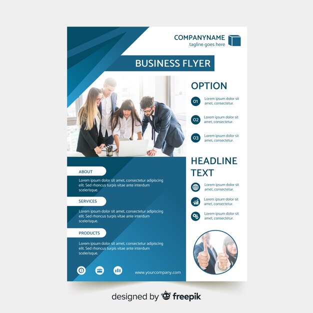 Business flyer template