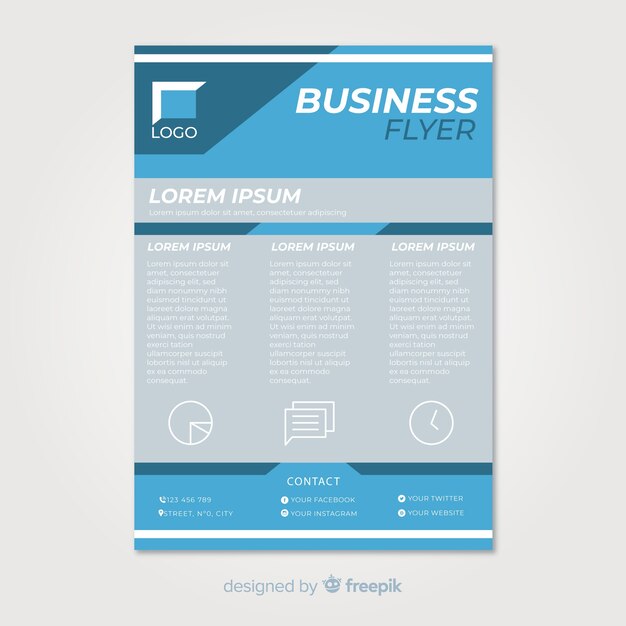 Business flyer template