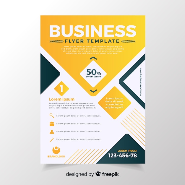 Business flyer template