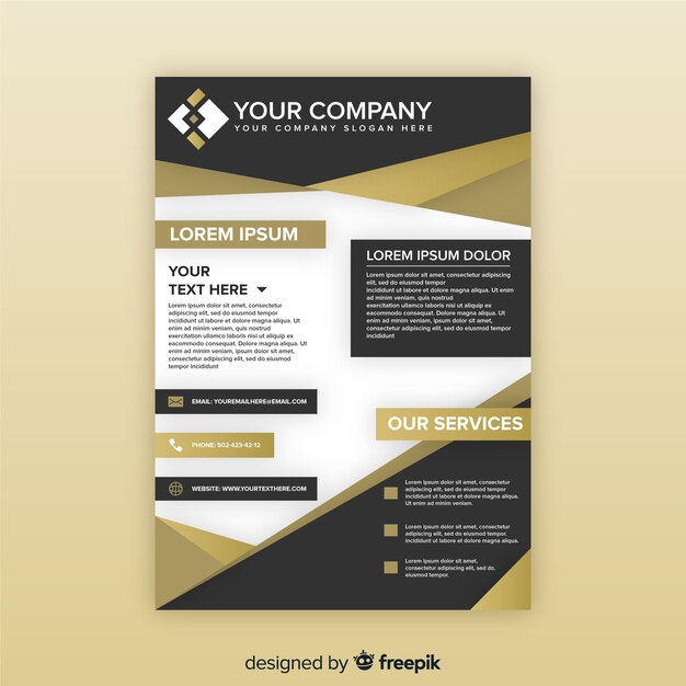 Business flyer template 