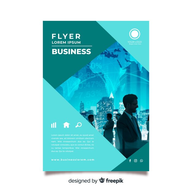 Business flyer template