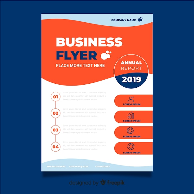 Business flyer template