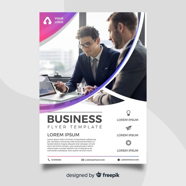 Business flyer template