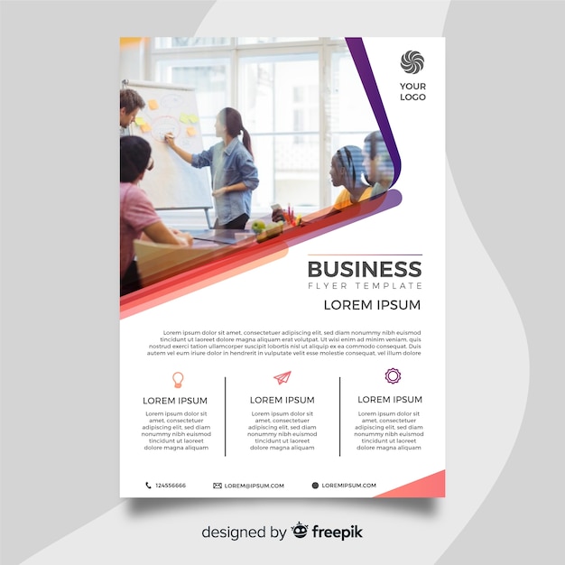 Business flyer template