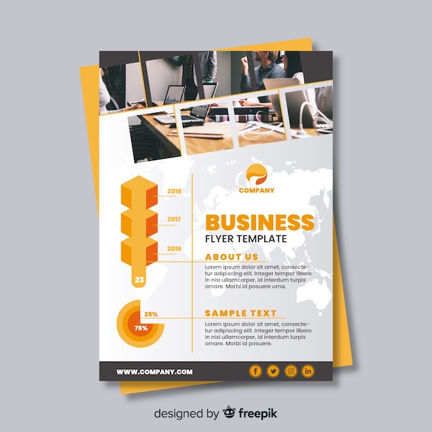 Business flyer template