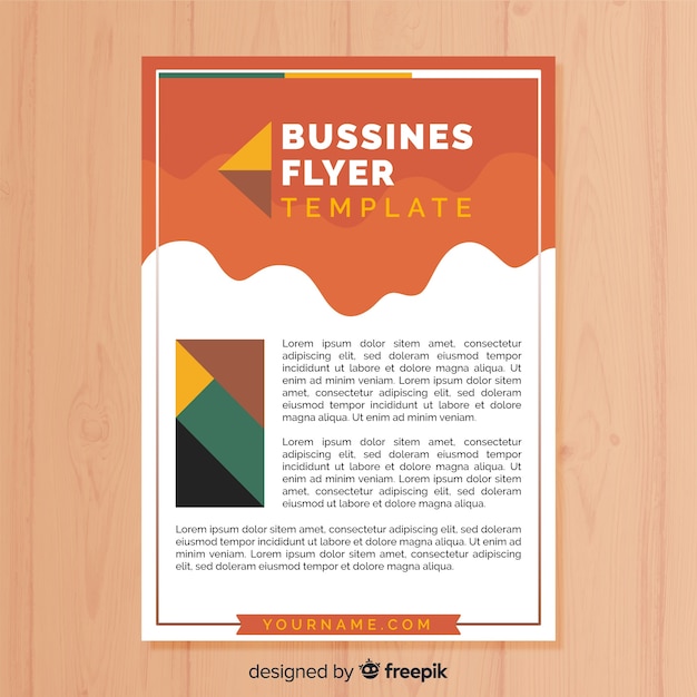 Business flyer template