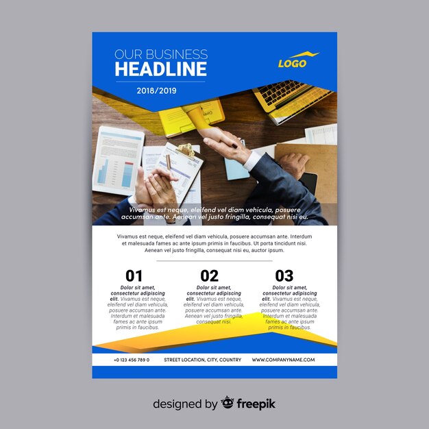 Business flyer template