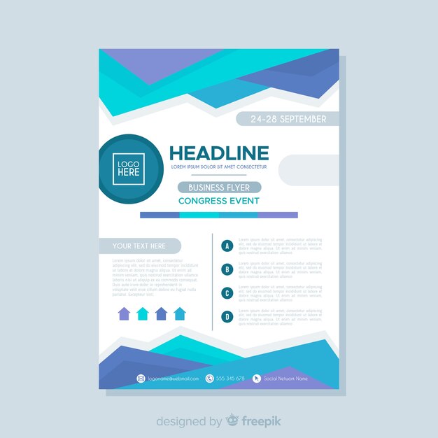 Business flyer template