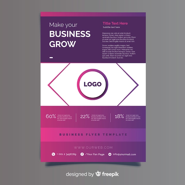 Business flyer template