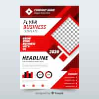 Free vector business flyer template