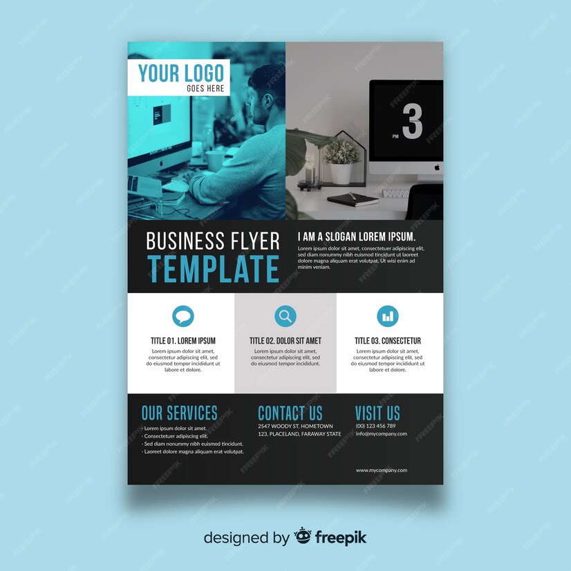 Free Vector | Business flyer template