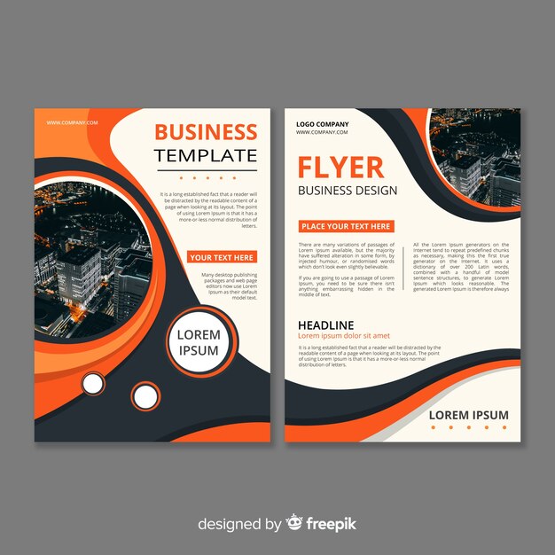 Business flyer template