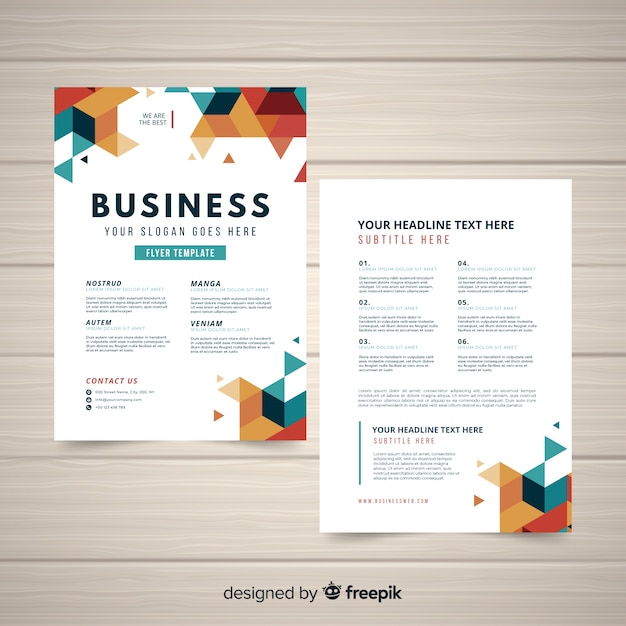 Business flyer template