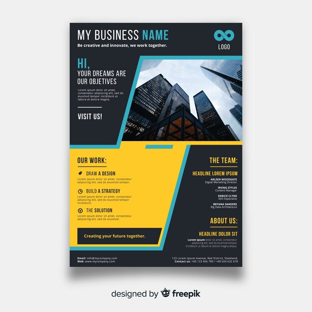 Business flyer template