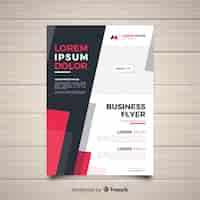 Free vector business flyer template