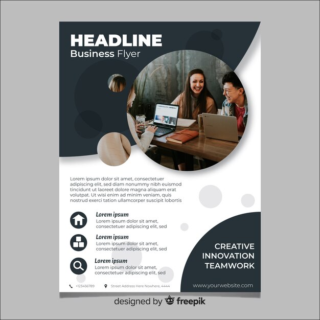 business flyer template