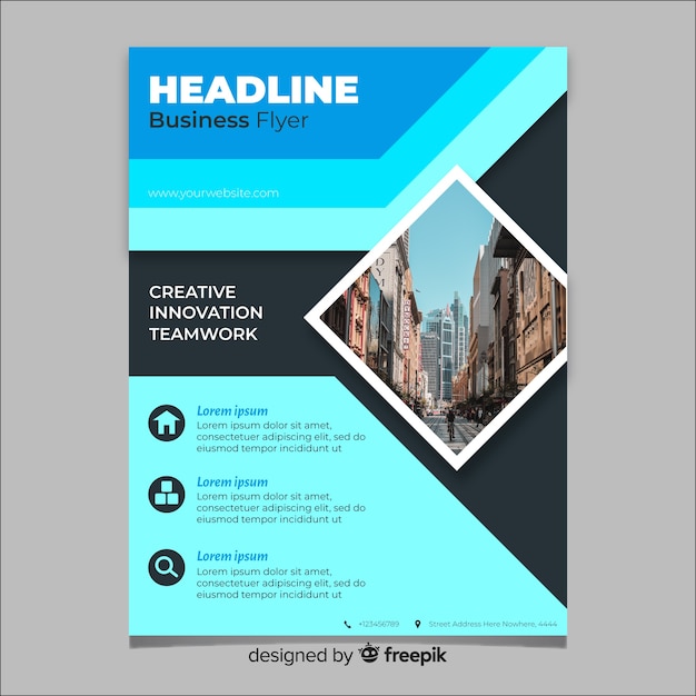 Business flyer template