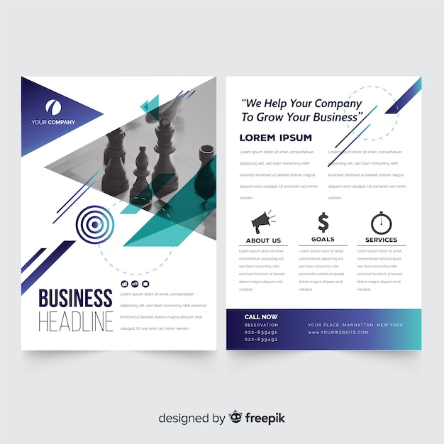 Business flyer template