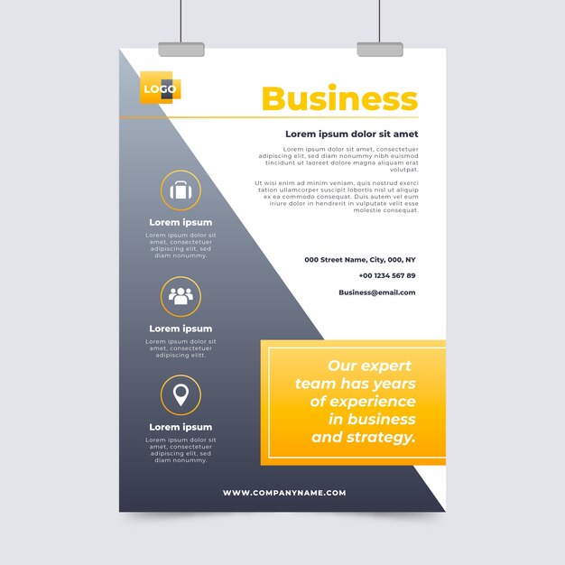 Business flyer template