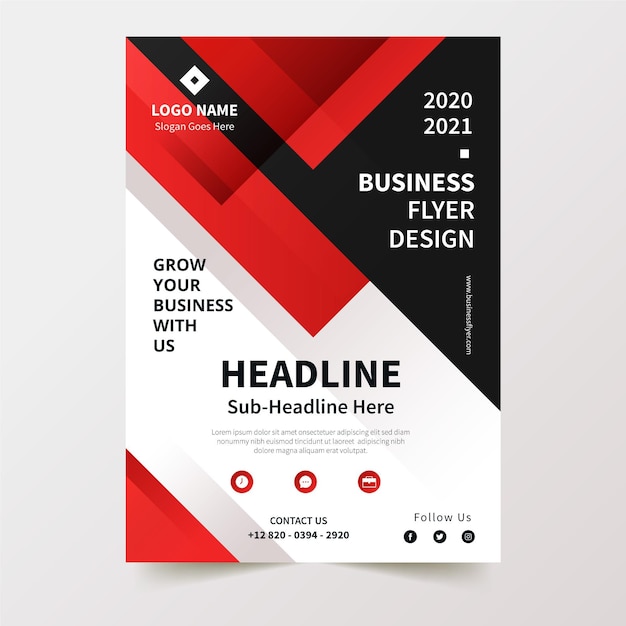 Business flyer template