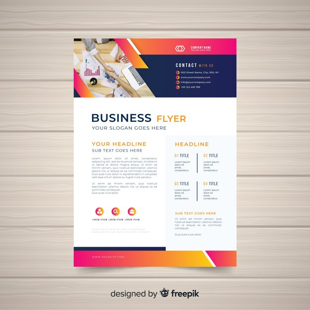 Business flyer template