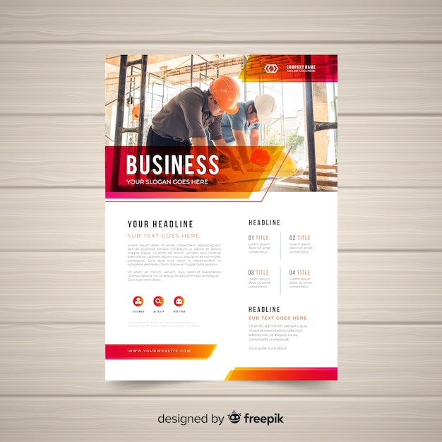 Business flyer template