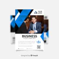 Free vector business flyer template