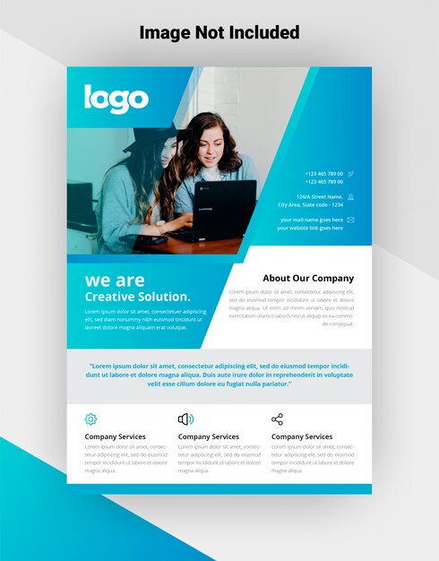 Business flyer template