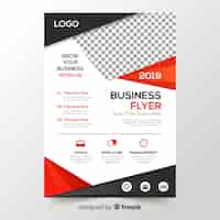 Free vector business flyer