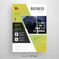 Free vector business flyer