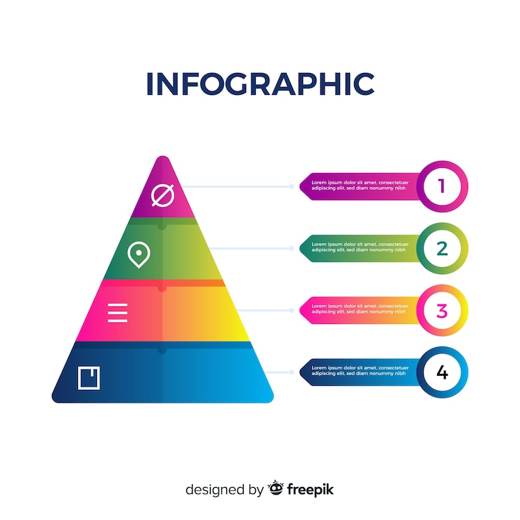 Free Vector business gradient infographic