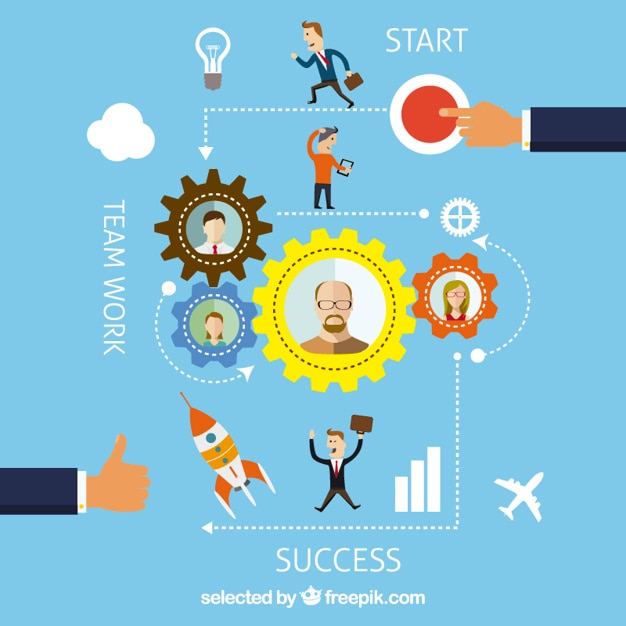Free Vector business graphic 