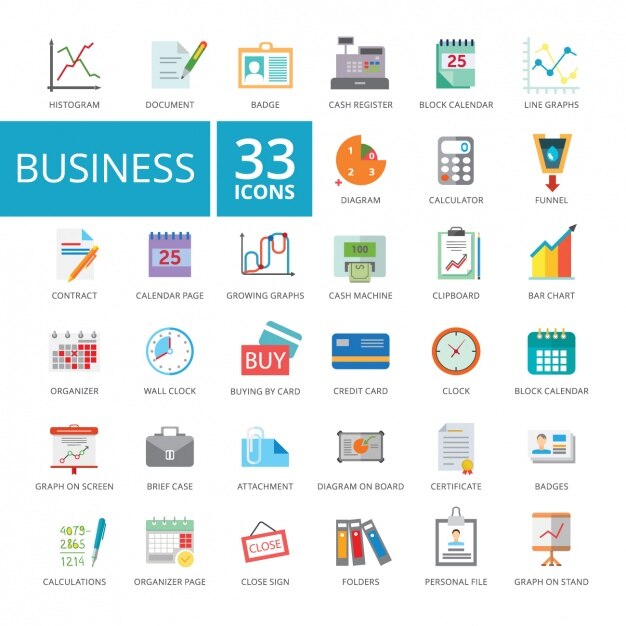 Business icons collection