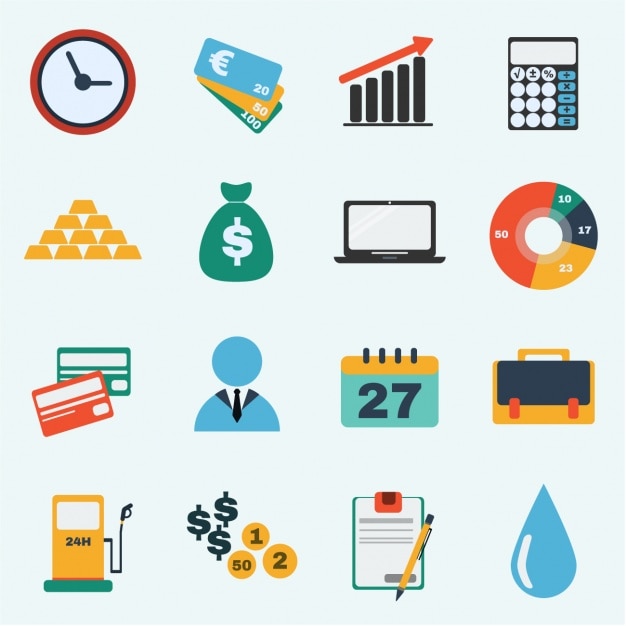 Business icons collection