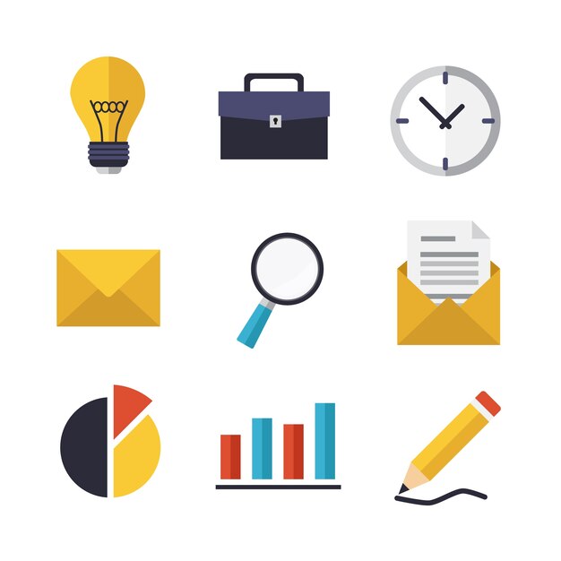 Business icons design