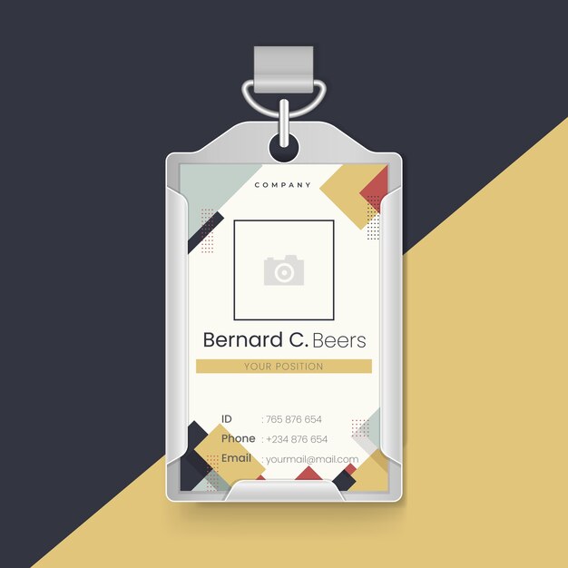 Business id card concept