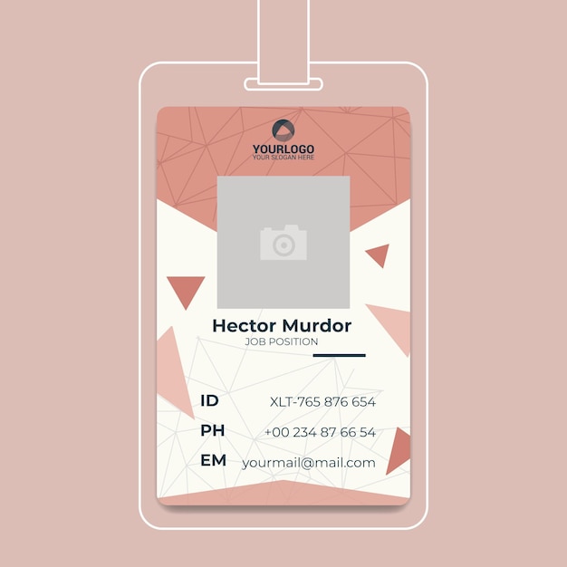 Business id card concept