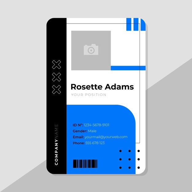 Business id card template