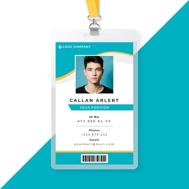 Business id card template