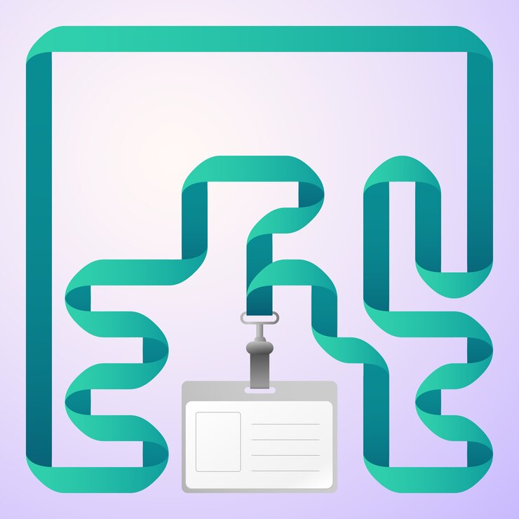 Free Vector business identification card