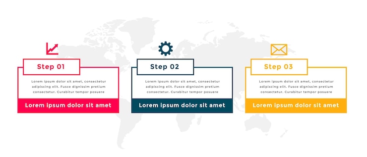Free Vector business infographic option diagram template a digital brochure