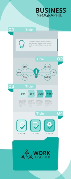 Business infographics cocnept