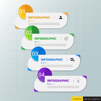 Business infographics design template.