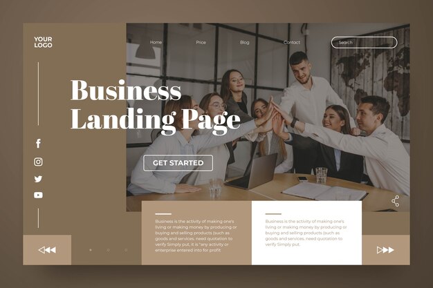 Choose the Template for Business