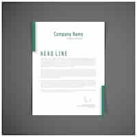 Free vector business letterhead