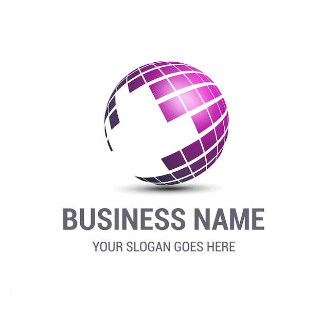 Vettore gratuito modello di business logo