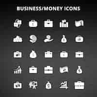 Free vector business money icons