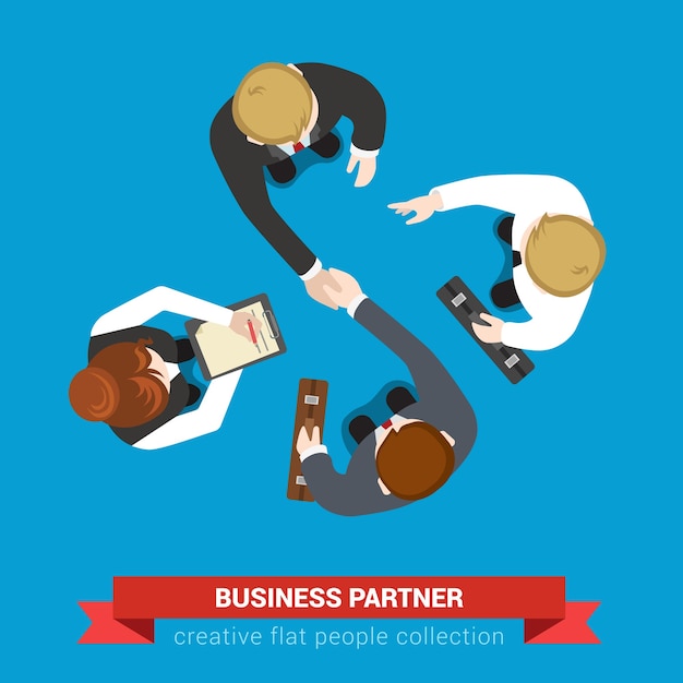 Business partners illustration